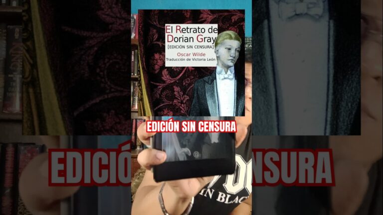 el retrato de dorian gray libro pdf español