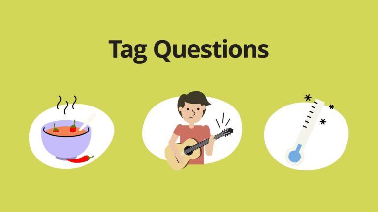 el uso de tag questions