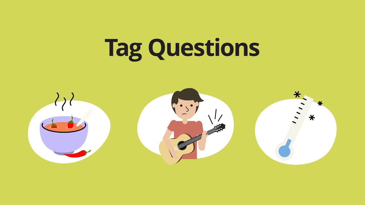 el uso de tag questions