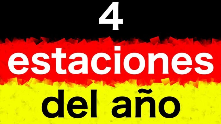 estaciones del año en aleman