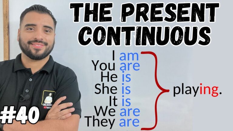 expresiones de tiempo presente continuo