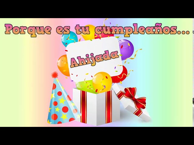 felicidades ahijada en tu cumpleaños