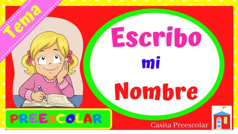 fichas para aprender a escribir el nombre