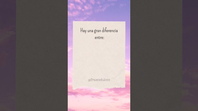 frase no es lo mismo