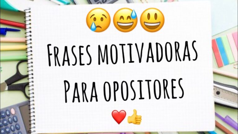 frases de animo para opositores