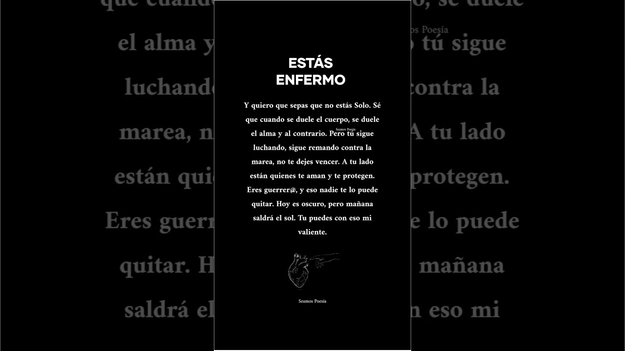 frases de cariño para una amiga enferma