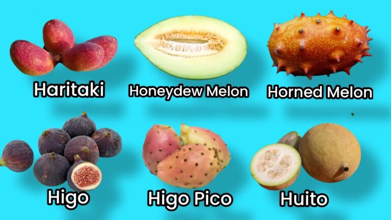 fruta con h en español