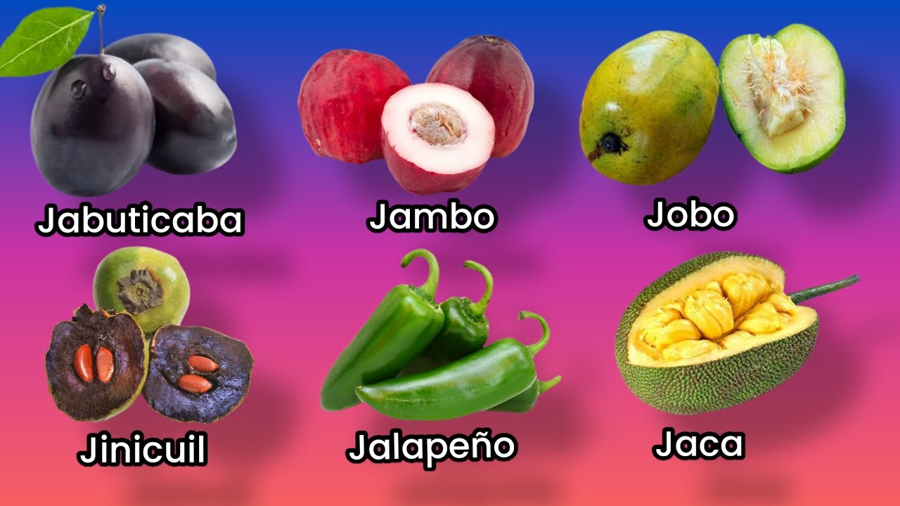 fruta con la letra j