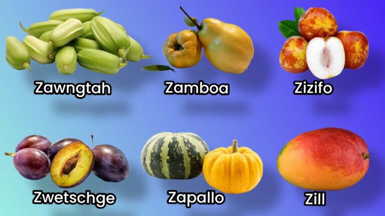 fruta con z en español