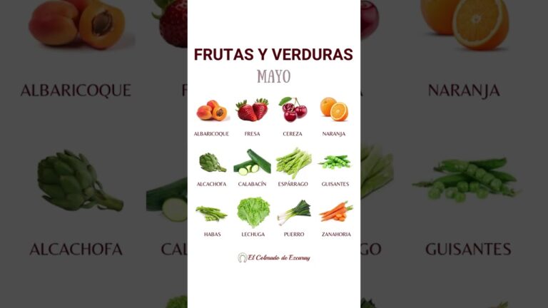 fruta o verdura con letra o