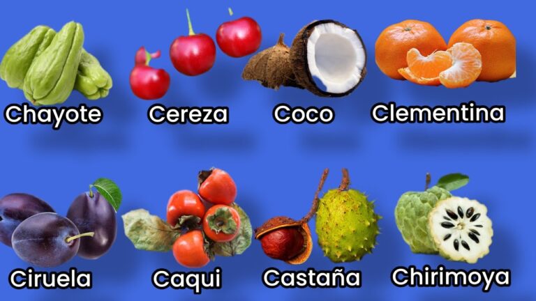 frutas con la letra c