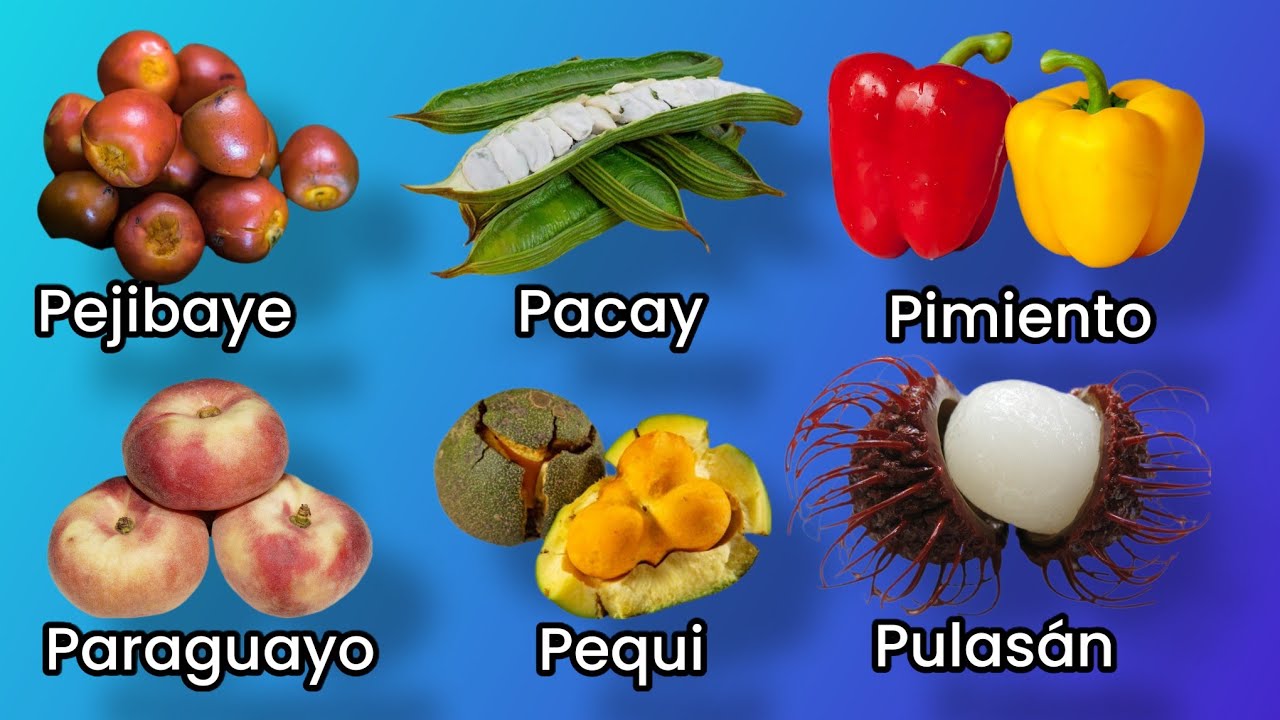 frutas con la letra p