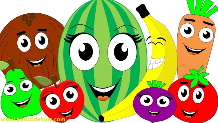 frutas y verduras en abecedario