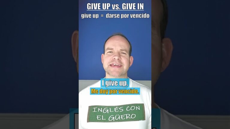 give up phrasal verb significado