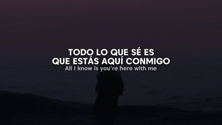 here with me traducida al español