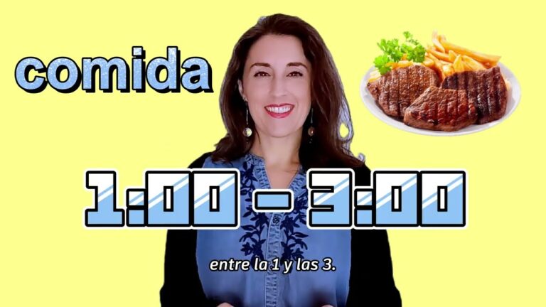 hora de comer en españa