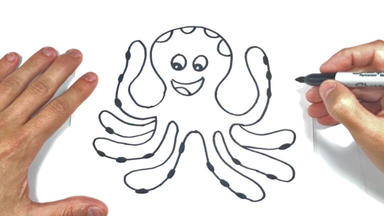 imagenes de un pulpo para dibujar