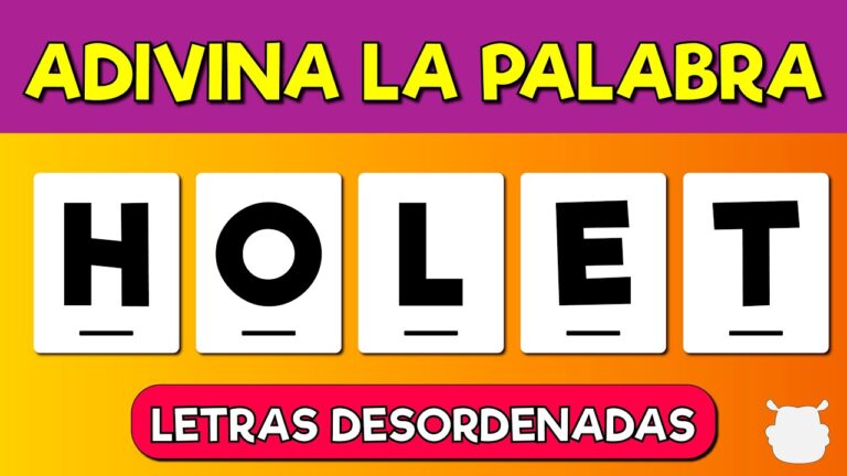 juegos de acomodar letras para formar palabras