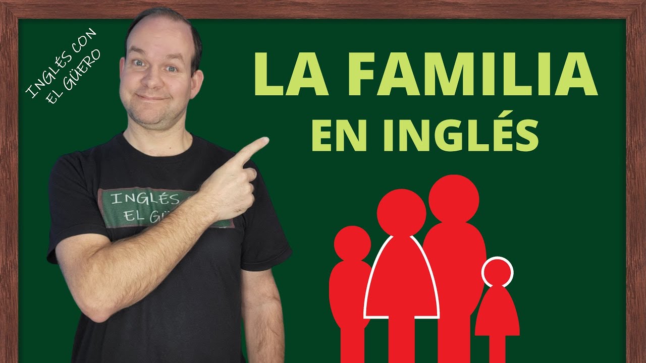 la familia en ingles actividades