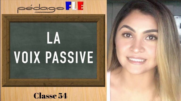 la voz pasiva en frances
