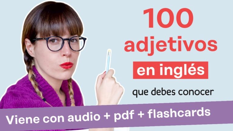 lista de adjetivos calificativos en ingles pdf