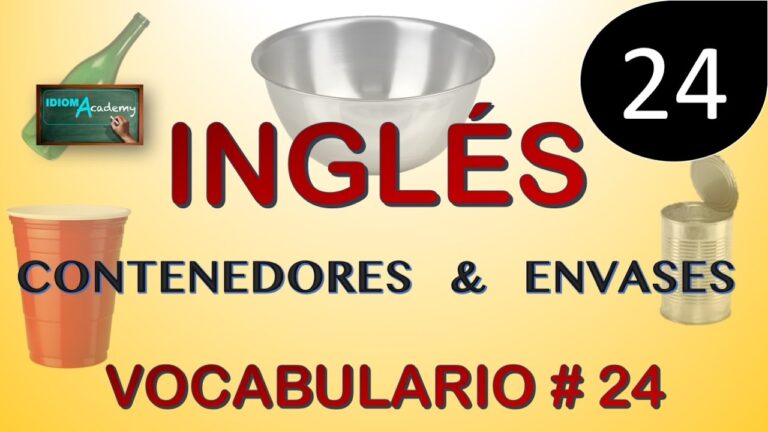lista de containers en ingles
