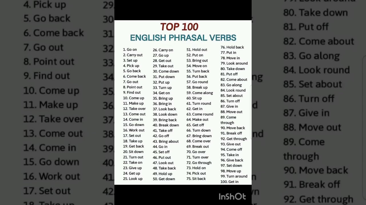 lista phrasal verbs b2 pdf