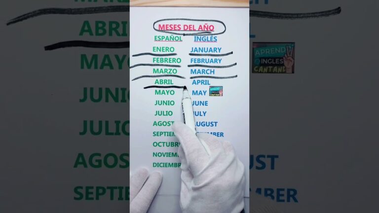 los meses en ingles van en mayuscula