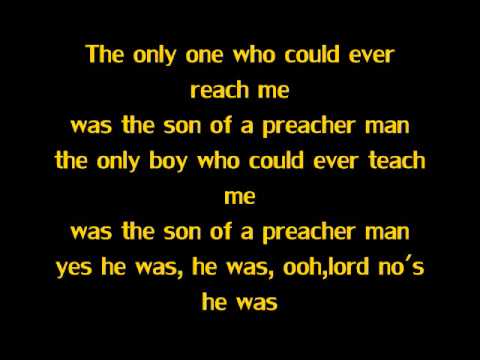 lyrics of son of a preacher man
