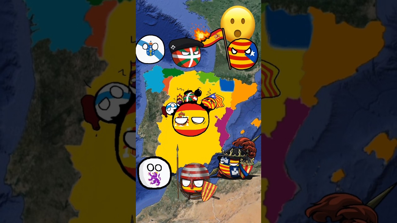 mapa de españa en ingles