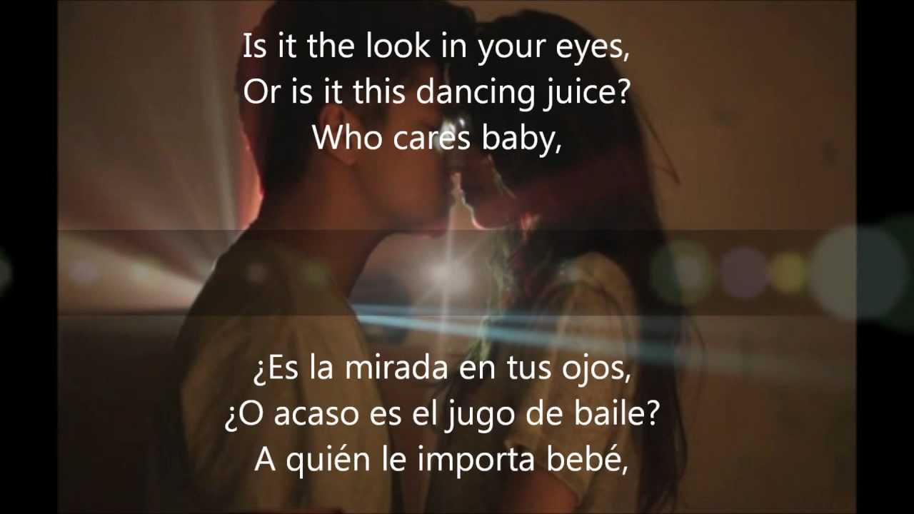 marry you letra español ingles