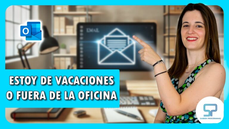 mensaje fuera de la oficina outlook