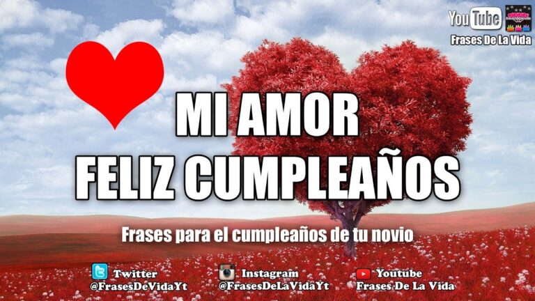 mensajes de cumpleaños para mi novia