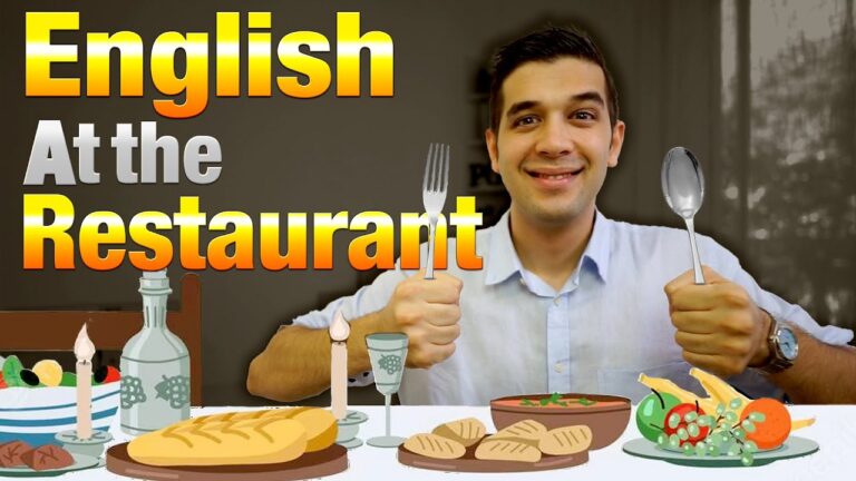 menu en ingles de un restaurant
