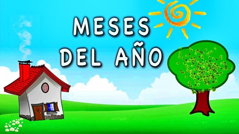 meses del año ilustrados para niños