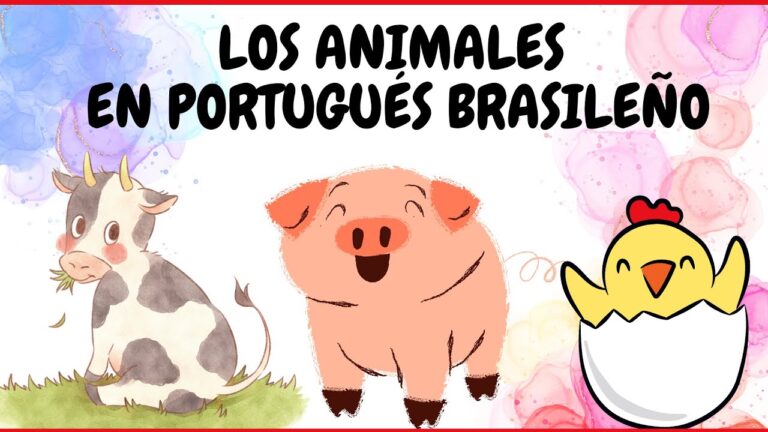 nombre de animales en portugués
