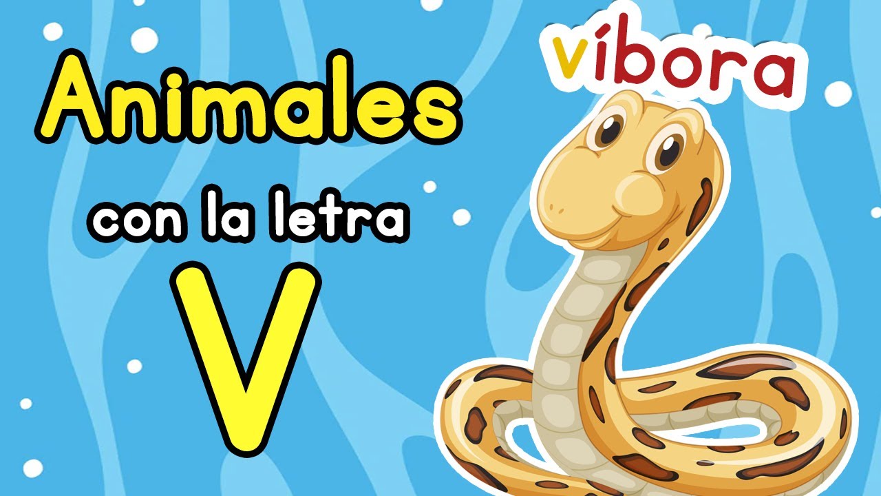 nombres de animales con v