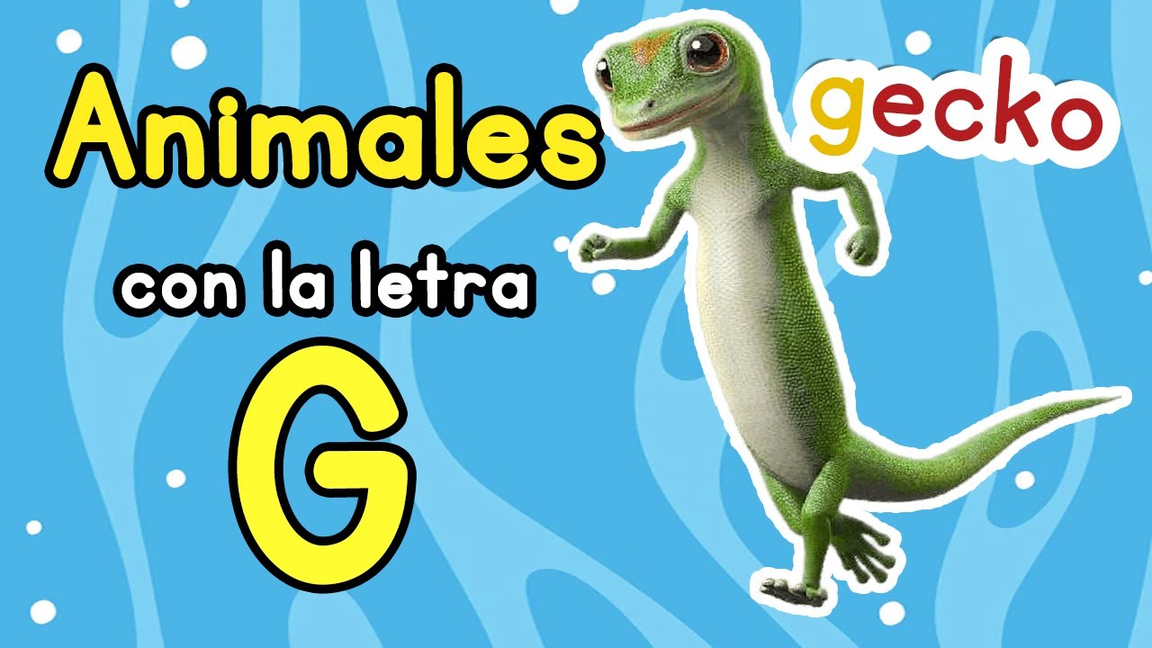 nombres de animales que empiecen con g