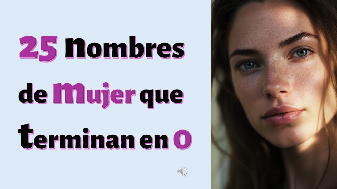 nombres que terminen con la letra o