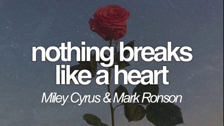 nothing breaks like a heart letra español e ingles