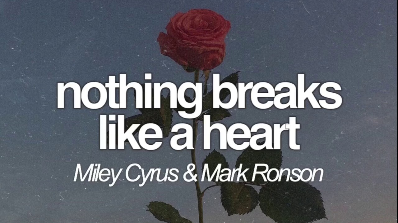 nothing breaks like a heart letra español e ingles