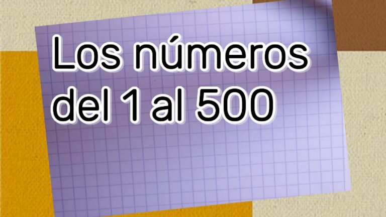 numeración del 1 al 500 en números romanos