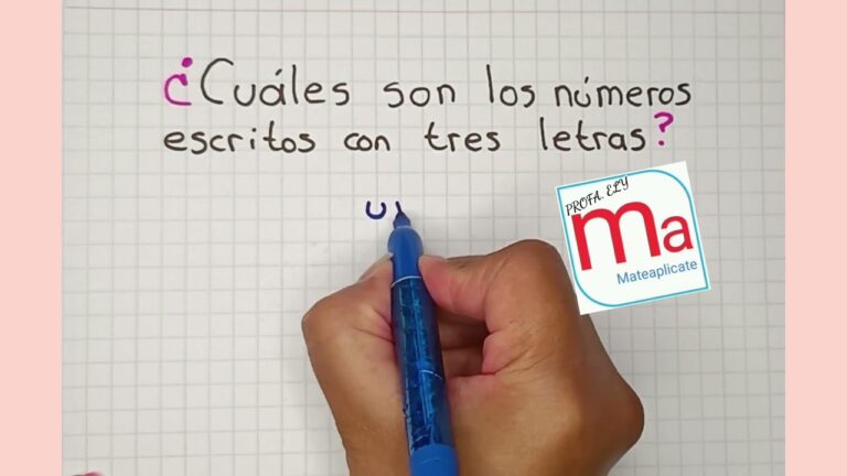 numeros que se escriben con tres letras