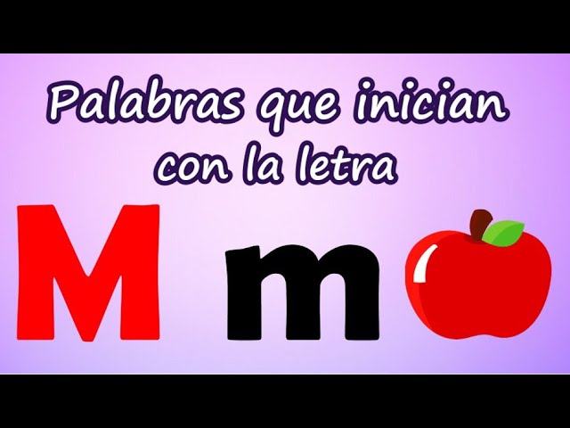 objetos que inicien con la letra m