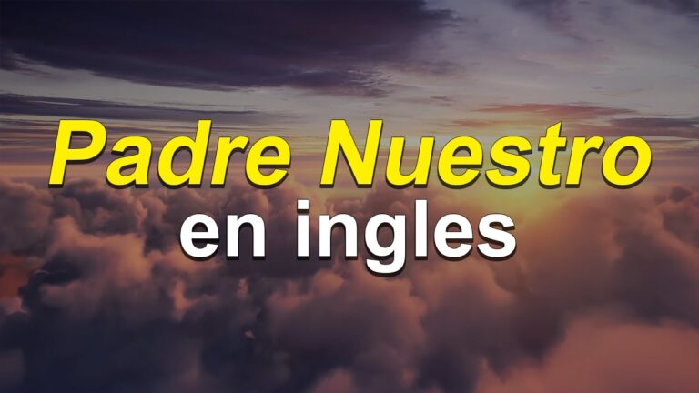 oracion el padre nuestro en ingles