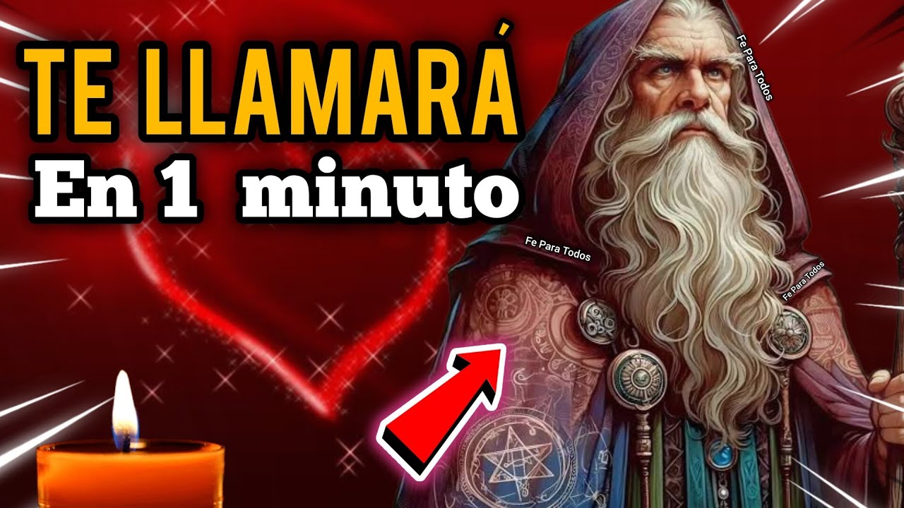 oración para que me escriba en 5 minutos