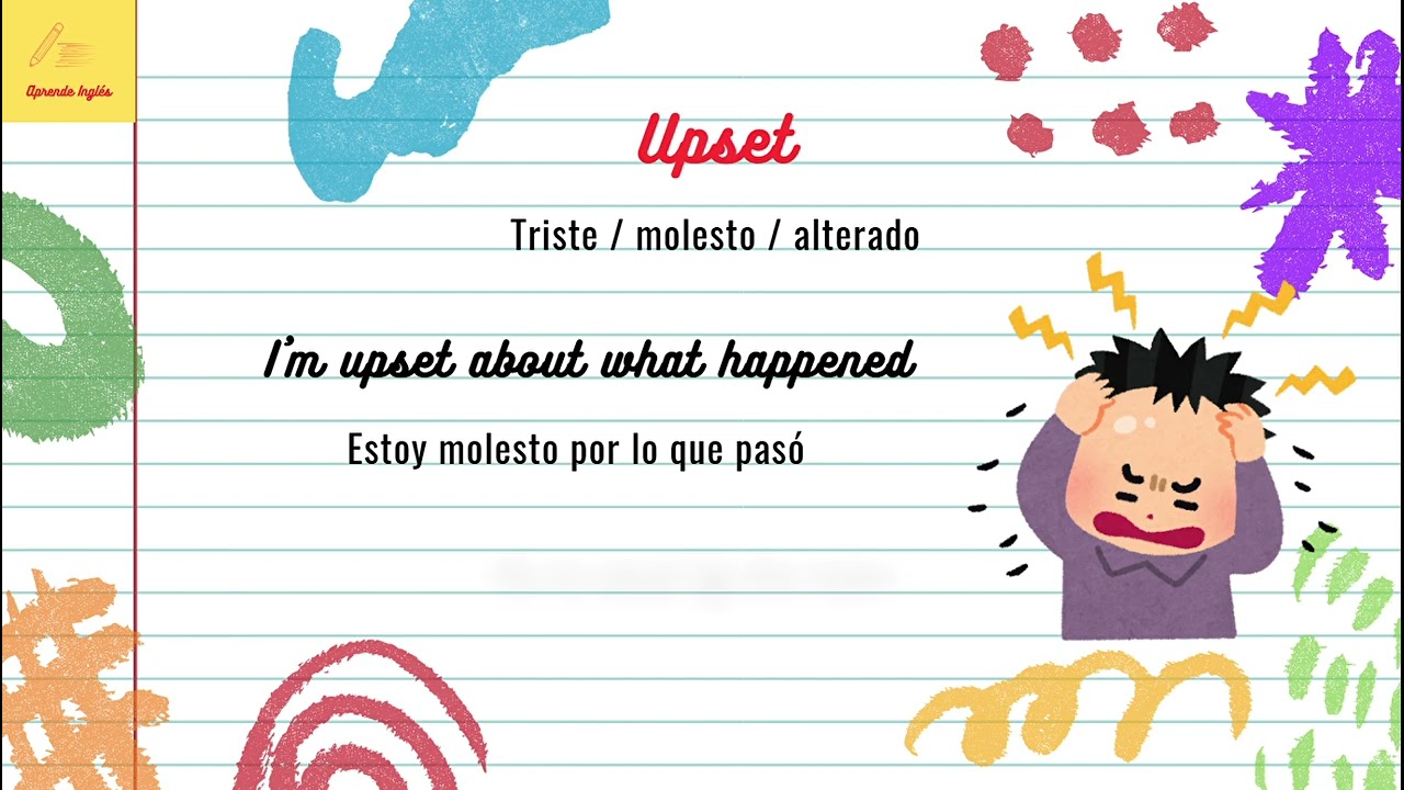 oraciones con las emociones en ingles