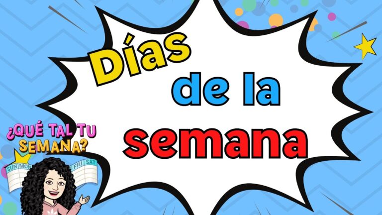 oraciones con los dias de la semana