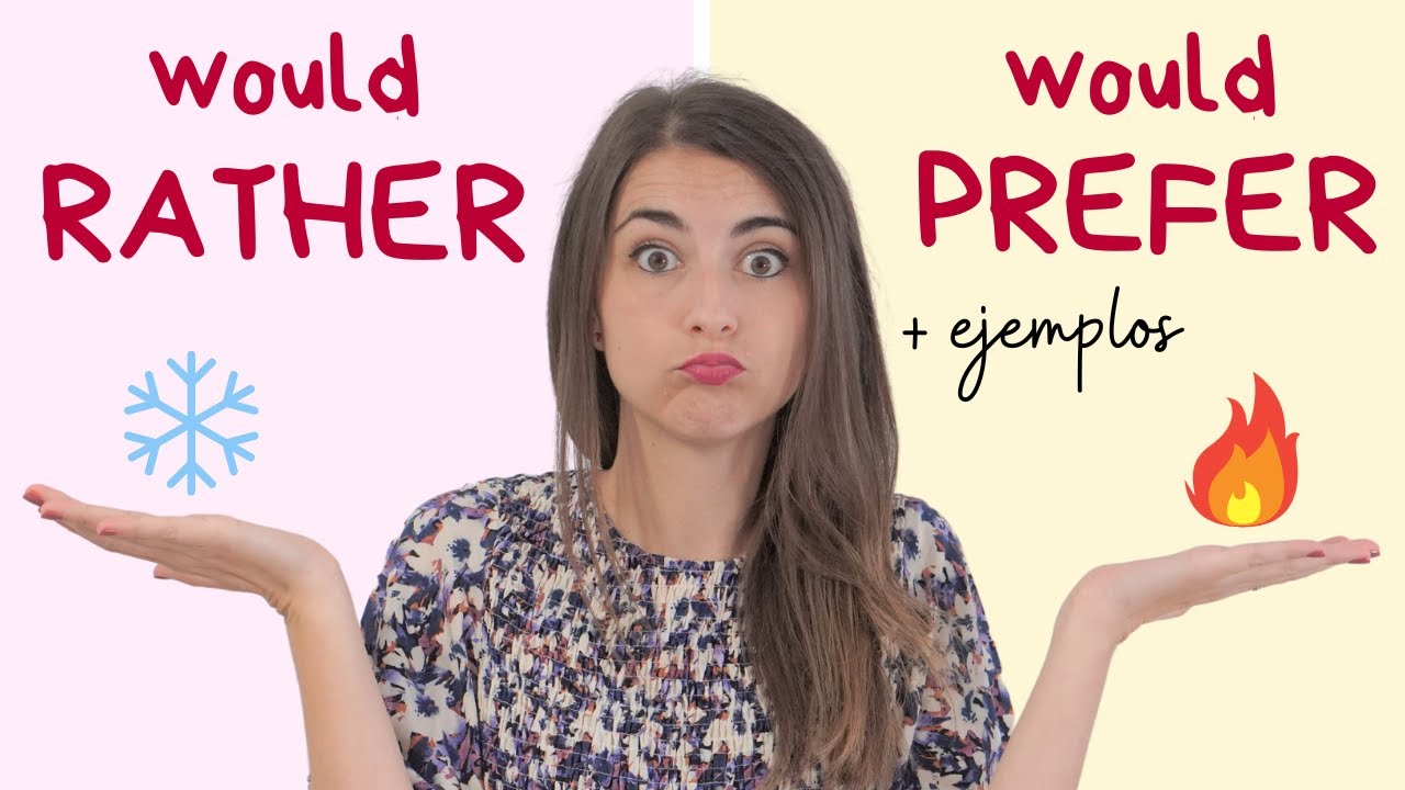 oraciones de preferencias en ingles