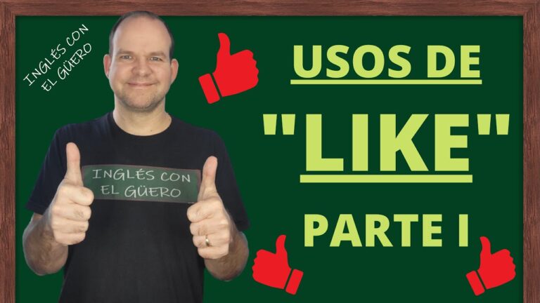 oraciones en ingles con i like